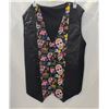 Image 1 : XL ADULT SUGAR SKULL VEST-ESTATE
