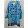 Image 1 : VINTAGE OLD TRIBES LONGER COAT BLUE FLORAL
