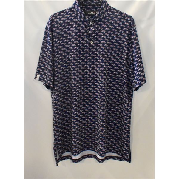 MEN'S RALPH LAUREN NAVY GOLF SHIRT SIZE L