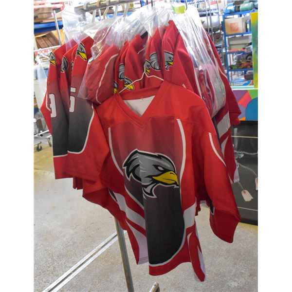 15 YOUTH SIZE LARGE JERSEY AND PANT SETS