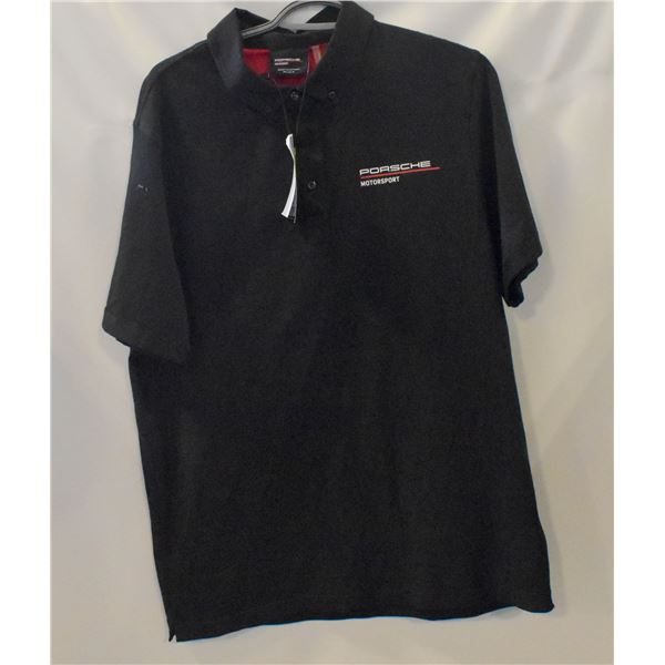 NEW MEN'S PORSCHE GOLF SHIRT WITH TAGS SIZE M