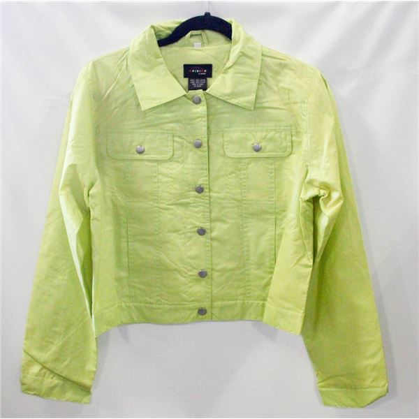 NEW GREEN RAIN COAT S/42