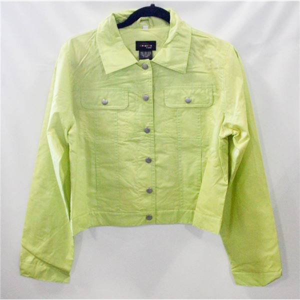 NEW GREEN RAIN COAT S/42