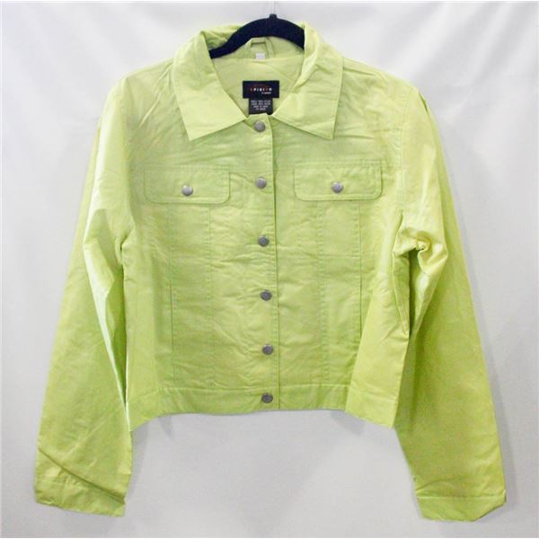 NEW GREEN RAIN COAT S/42