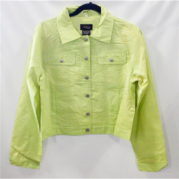 NEW GREEN RAIN COAT S/42