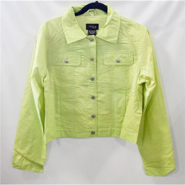 NEW GREEN RAIN COAT S/38