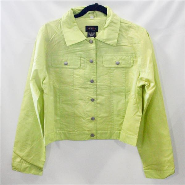 NEW GREEN RAIN COAT S/38
