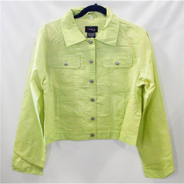 NEW GREEN RAIN COAT S/38