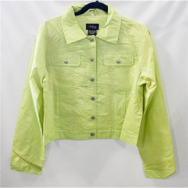 NEW GREEN RAIN COAT S/36