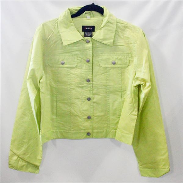 NEW GREEN RAIN COAT S/36