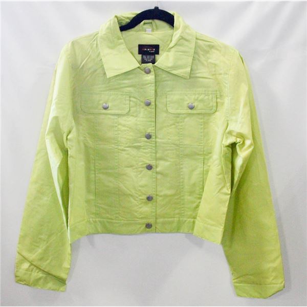 NEW GREEN RAIN COAT S/36