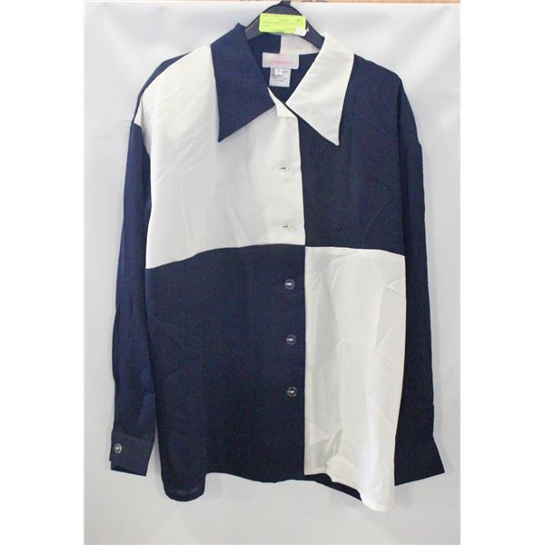 NEW LAPREMIERE S/7 WHITE/BLUE SHIRT