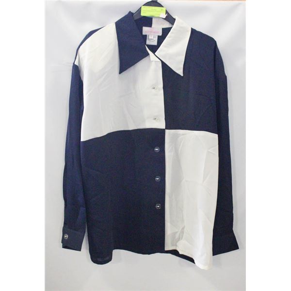 NEW LAPREMIERE S/7 WHITE/BLUE SHIRT