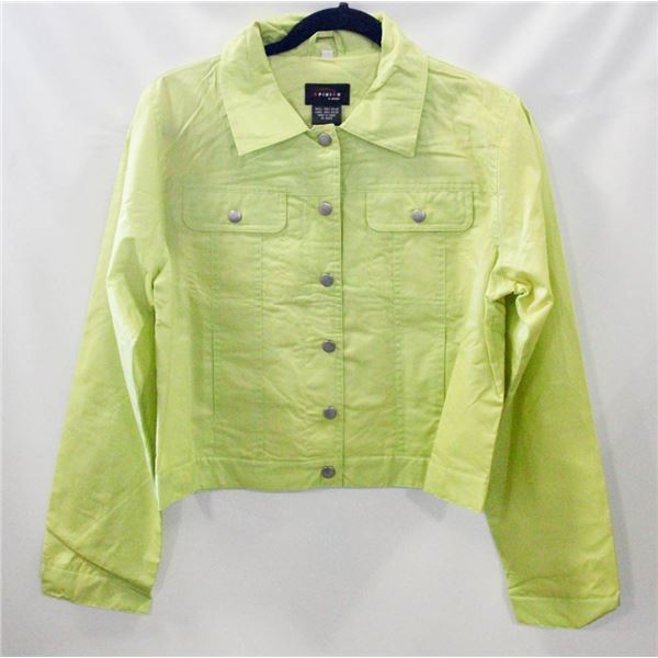 NEW GREEN RAIN COAT S/38