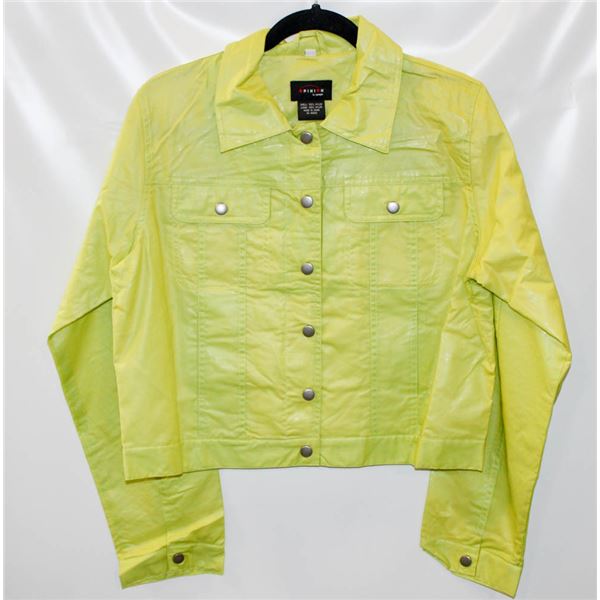NEW GREEN RAIN COAT S/36