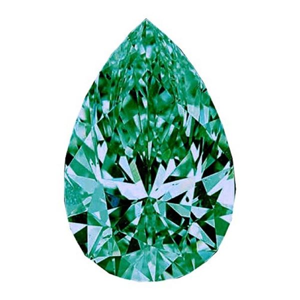 2.33 CT 10*7 MM COLORED PEAR CUT LOOSE MOISSANITE