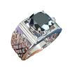 Image 1 : SZ 8.5 3.27 CT BLACK MOISSANITE 925S RING