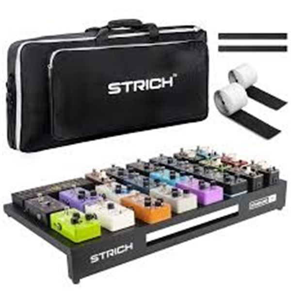 NEW WITH BOX STRICH GUITAR PEDAL BOARD EXTRA LARGE