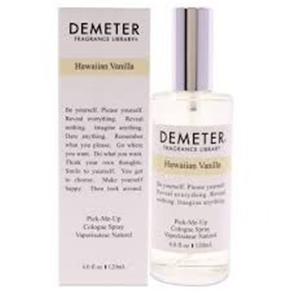 NEW 120ML DEMETER HAWAIIAN VANILLA COLOGNE SPRAY