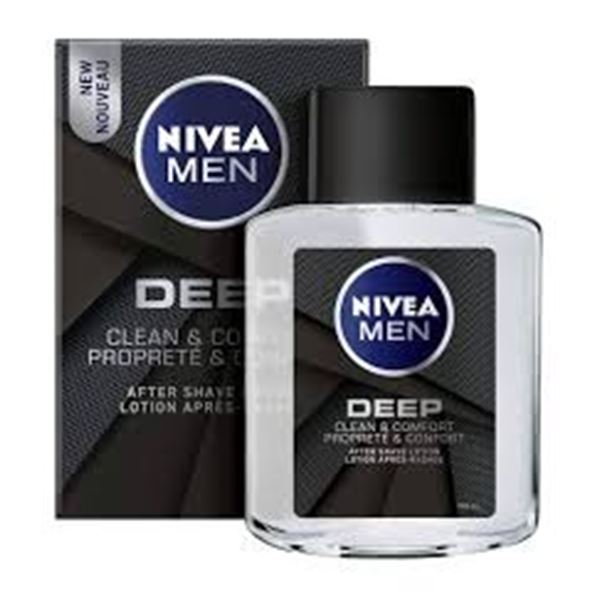 NEW 100ML NIVEA MEN DEEP CLEAN+COMFORT AFTER SHAVE
