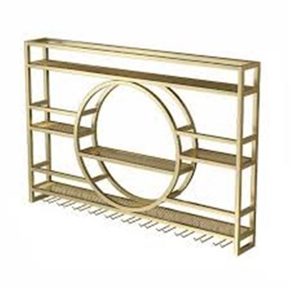 NEWLY ASSEMBLED NBGFUP WINE RACK WALL MOUNTED