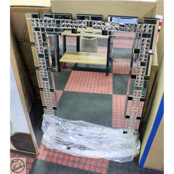 NEW MODERN DECORATIVE MIRROR 24 X 36"