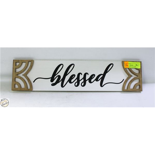 BRAND NEW SRATTON HOME DECOR FARMHOUSE BLESSED