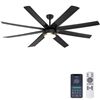 Image 1 : NEW WITH BOX OHNIYOU CEILING FAN WITH LIGHT 70"