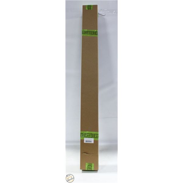 BRANDNEW 1" DIAMETER WINDOW CURTAIN ROD SET NICKEL