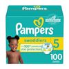 Image 1 : NEW 100 DIAPERS PAMPERS SWADDLERS SIZE 5