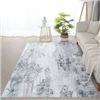 Image 1 : NEW BRICHOEE 8X10FT MODERN ABSTRACT GREY AREA RUG