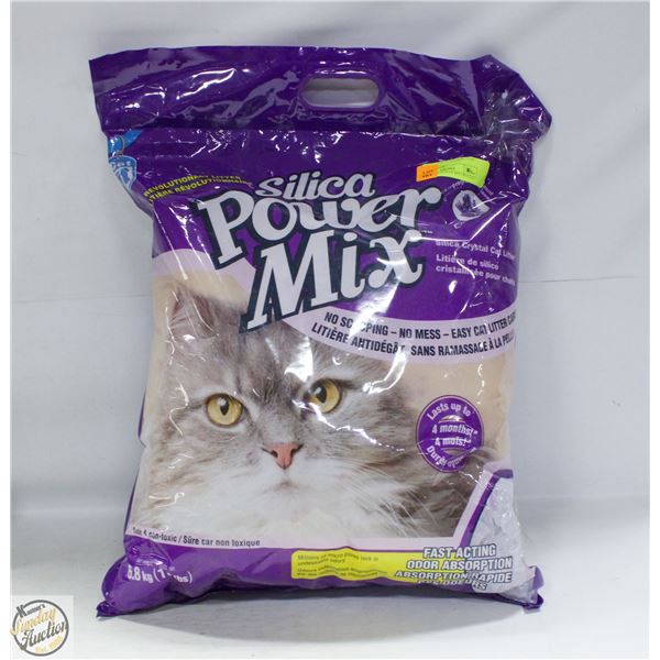 15LBS SILICA POWER MIX CRYSTAL CAT LITTER