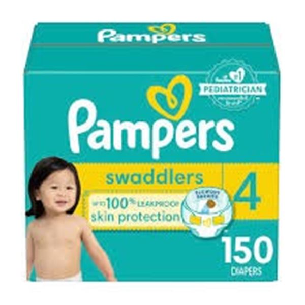 NEW 100 DIAPERS SWADDLERS SIZE 4