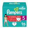 Image 1 : NEW 96 DIAPERS PAMPERS CRUISERS 360 SIZE 5