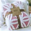 Image 1 : NEW LOMAO SHERPA FLEECE BLANKET PINK 90 X 90"