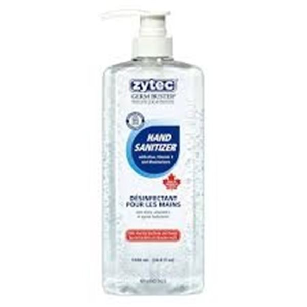 NEW 2 X 1030ML ZYTEC HAND SANITIZER