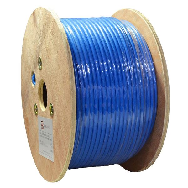 NEW 500FT DRIPSTONE CAT7 ETHERNET WIRE BLUE