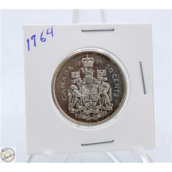 1964 CANADIAN SILVER HALF DOLLAR