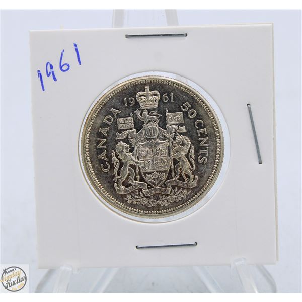 1961 CANADIAN SILVER HALF DOLLAR