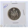 Image 1 : 1961 CANADIAN SILVER HALF DOLLAR