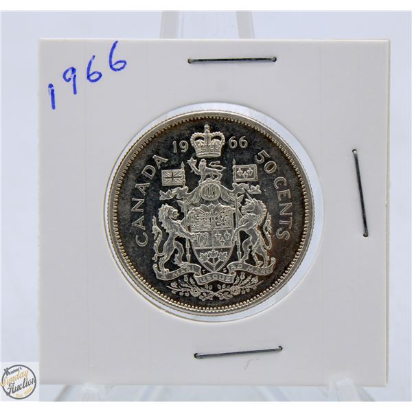 1966 CANADIAN SILVER HALF DOLLAR