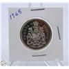 Image 1 : 1965 CANADIAN SILVER HALF DOLLAR