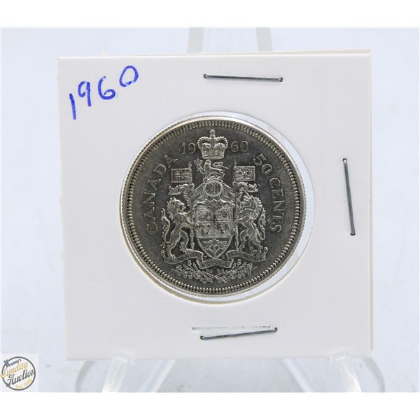 1960 CANADIAN SILVER HALF DOLLAR