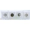Image 2 : 4 CANADIAN CENTENNIAL SILVER QUARTERS