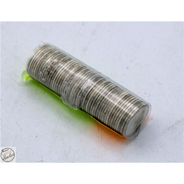 ROLL OF 50 CANADAIN CENTENNIAL SILVER DIMES