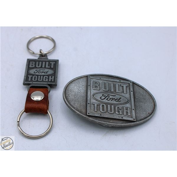NEW OLD STOCK BUILT FORD TOUGH BELT BUCKLE &