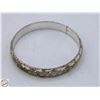 Image 1 : LADIES SOLID SILVER 925 BANGLE, 3.35 IN DIAMETER