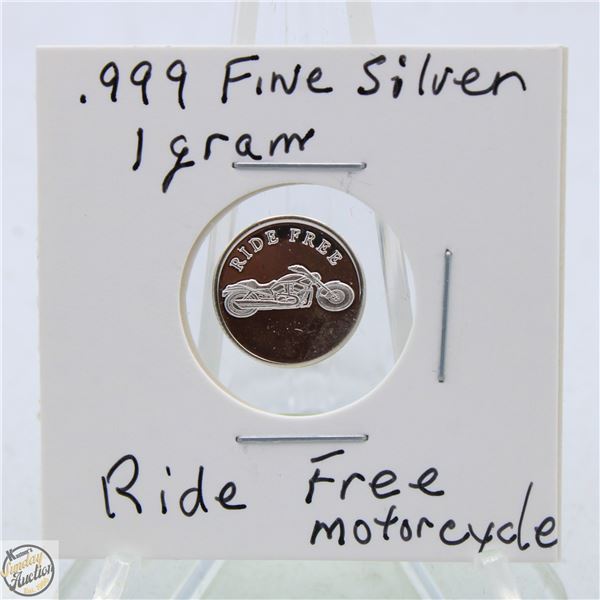 #3274- CANADIAN .999 FINE SILVER 1 GRAM TOKEN