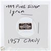Image 1 : #3273- CANADIAN .999 FINE SILVER 1 GRAM TOKEN