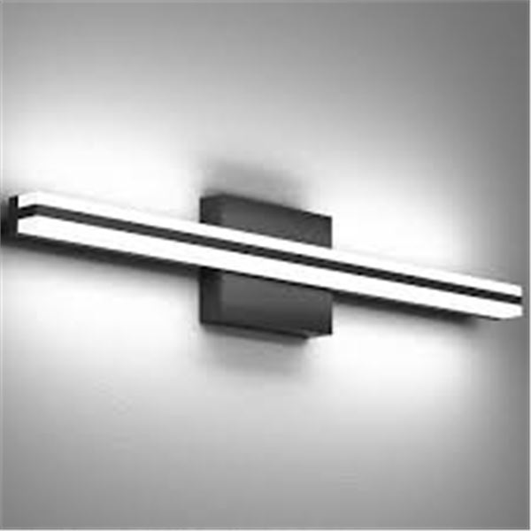 NEW SOLFART SINGLE MODERN LED VANITY LIGHT BLACK